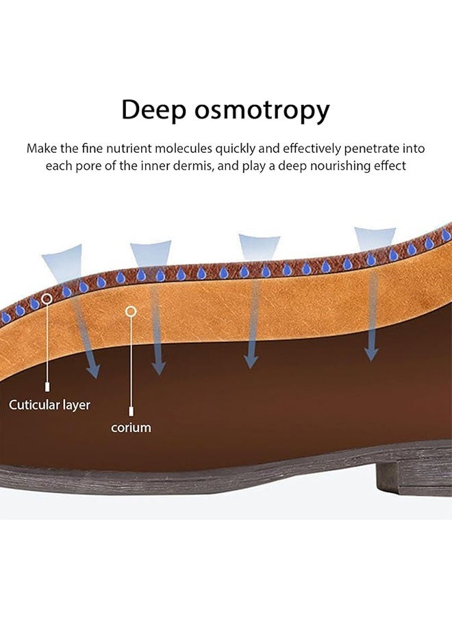 Aikanbo Leather Polish Cream, Self Shine Shoe Polish with Applicator Shoe Cream, Shoe Shine Sponge Kit, Shoe Shiner for Leather Boots and Shoes Care, Protects Leather from Scuffs and Scratches, Black, 40g - Image 4