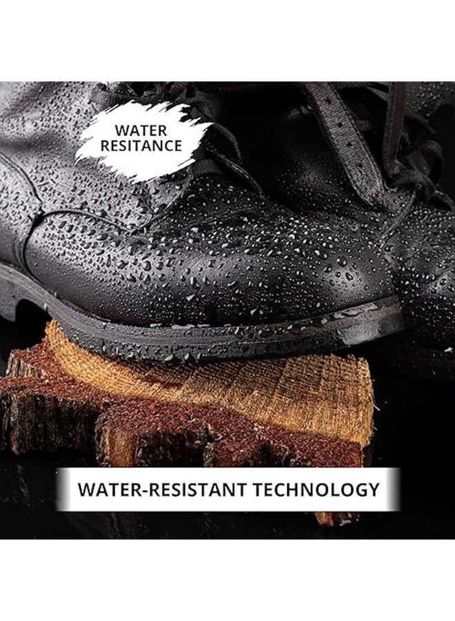 Aikanbo Leather Polish Cream, Self Shine Shoe Polish with Applicator Shoe Cream, Shoe Shine Sponge Kit, Shoe Shiner for Leather Boots and Shoes Care, Protects Leather from Scuffs and Scratches, Black, 40g - Image 2