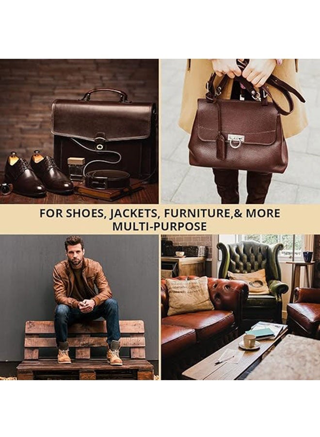 Aikanbo Leather Polish Cream, Self Shine Shoe Polish with Applicator Shoe Cream, Shoe Shine Sponge Kit, Shoe Shiner for Leather Boots and Shoes Care, Protects Leather from Scuffs and Scratches, Black, 40g - Image 3