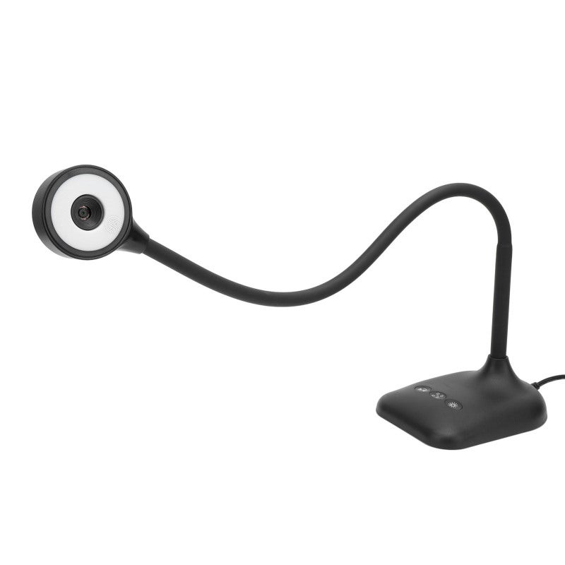 USB Document Camera 2592x1944P 2K Autofocus - 3-Level LED Fill Light Visualizer for Remote Work Online Tutoring Teaching - Image 4