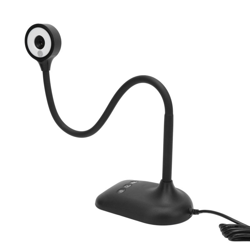 USB Document Camera 2592x1944P 2K Autofocus - 3-Level LED Fill Light Visualizer for Remote Work Online Tutoring Teaching - Image 5