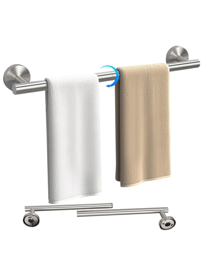 LFSEMINI 24 Inch Towel Bar for Bathroom Wall, Stainless Steel Towel Rack Wall Mounted(1 Pack, Brushed Nickel) - Image 1