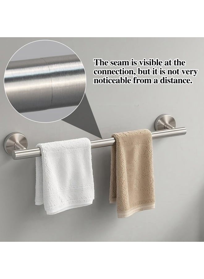 LFSEMINI 24 Inch Towel Bar for Bathroom Wall, Stainless Steel Towel Rack Wall Mounted(1 Pack, Brushed Nickel) - Image 4