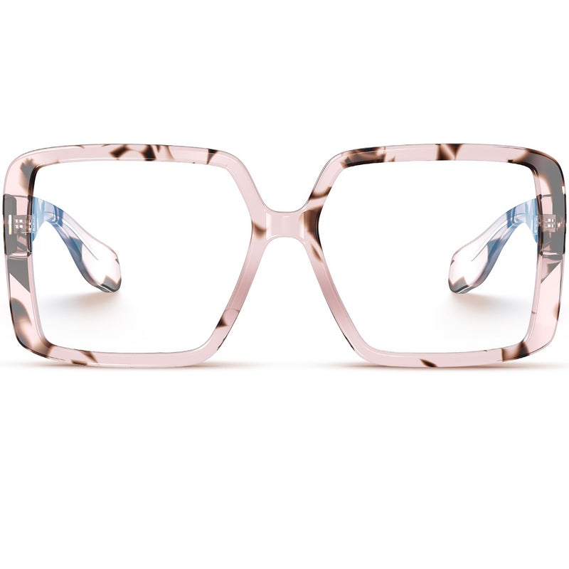 VISOONE Oversized TR90 Blue Light Blocking Glasses Fashion Accessories Non Prescription for Women Harvard - Image 3