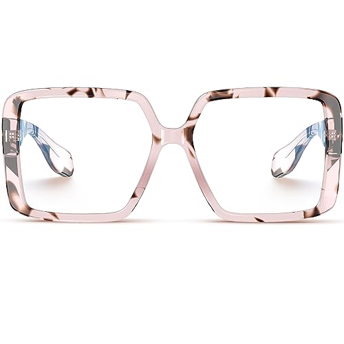 VISOONE Oversized TR90 Blue Light Blocking Glasses Fashion Accessories Non Prescription for Women Harvard - Image 2