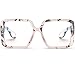 VISOONE Oversized TR90 Blue Light Blocking Glasses Fashion Accessories Non Prescription for Women Harvard - Image 1