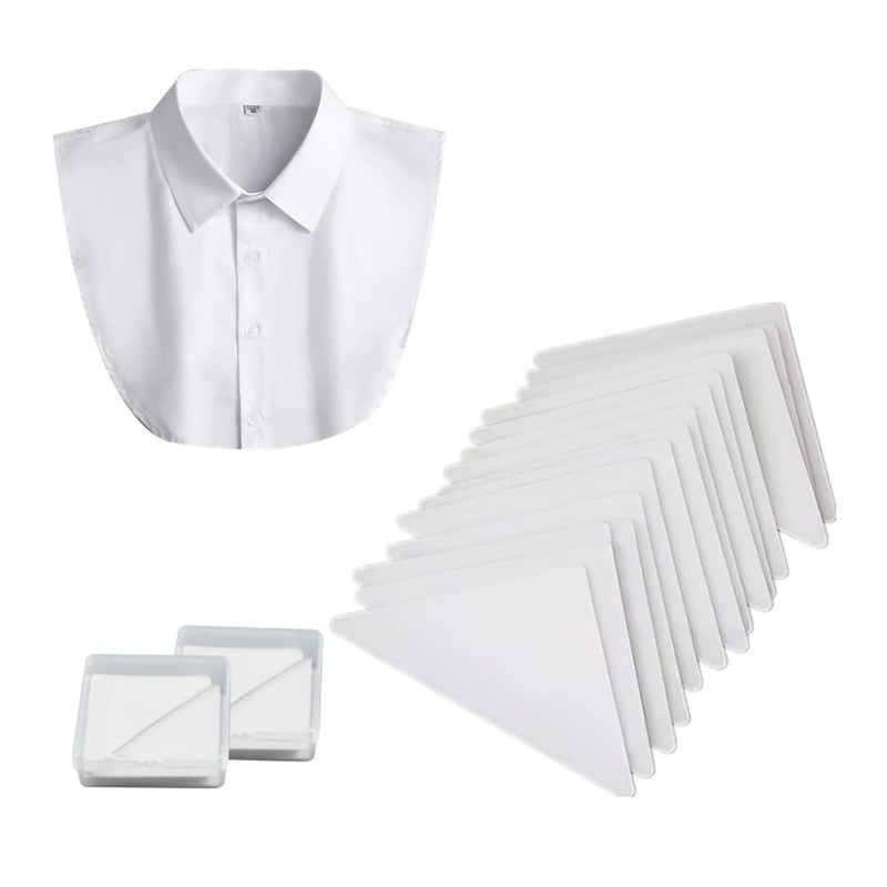 Woonsoon 120pcs Thickened PVC Collar AntiWarping Edge Shaper Collar Extenders No Curl Collar Shirt Collar Stays for Collar Stays 120 Pcs - Image 3