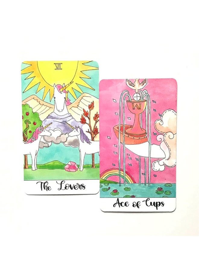 Crystal Unicorn Oracle Card