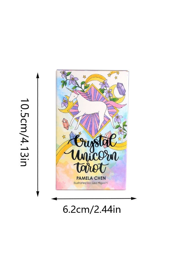 Crystal Unicorn Oracle Card