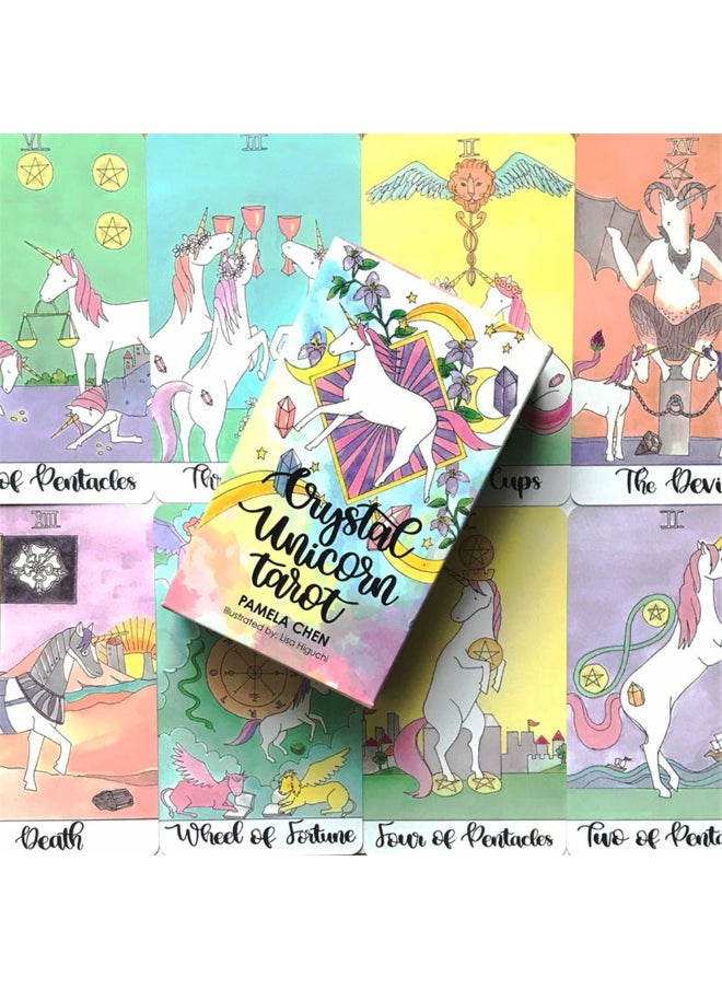 Crystal Unicorn Oracle Card