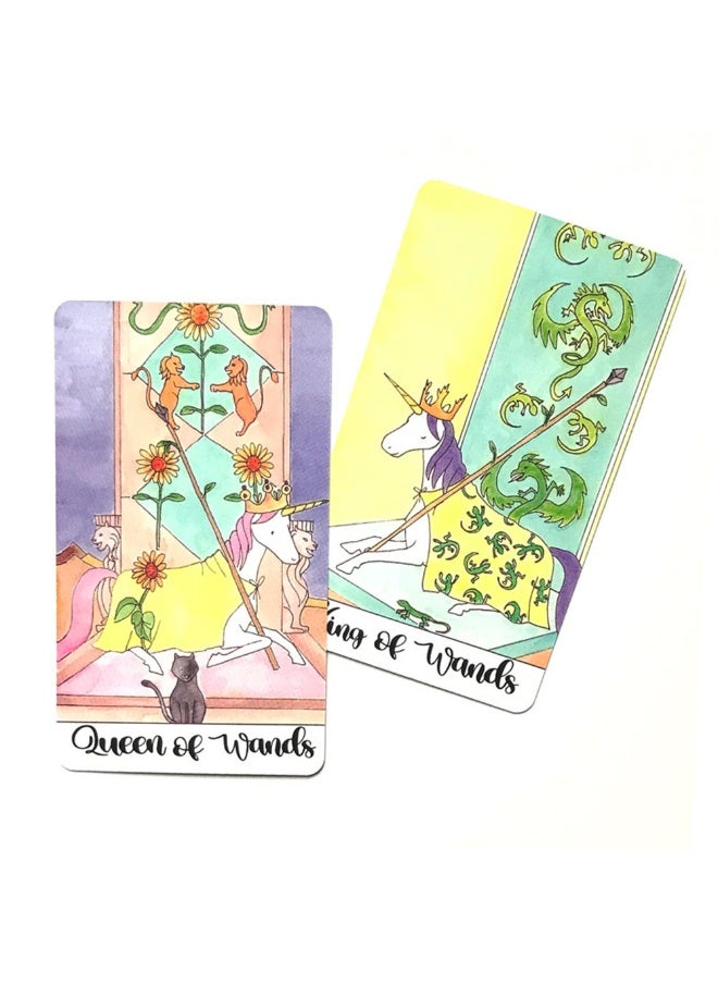 Crystal Unicorn Oracle Card