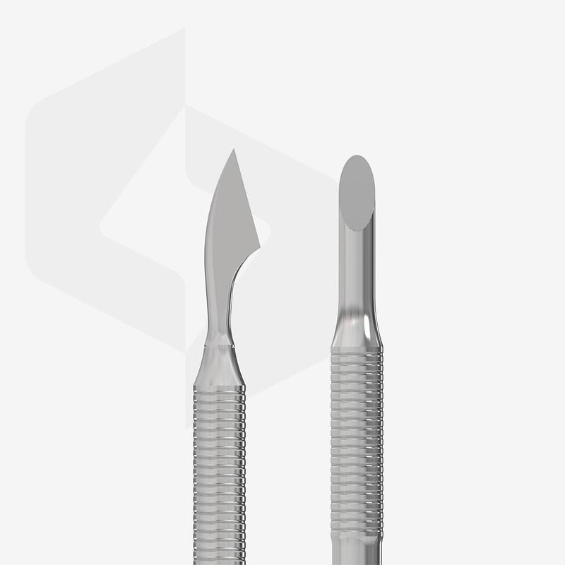 ستالكس برو Staleks Pro Manicure Pusher Expert 90 Type 3، عبوة تحتوي على قطعتين؛ أداة متخصصة لإزالة الجلد الميت من حول الأظافر، مصنوعة من الفولاذ المقاوم للصدأ، مناسبة للمانيكير والبيديكير (PE-90/3). - Image 4