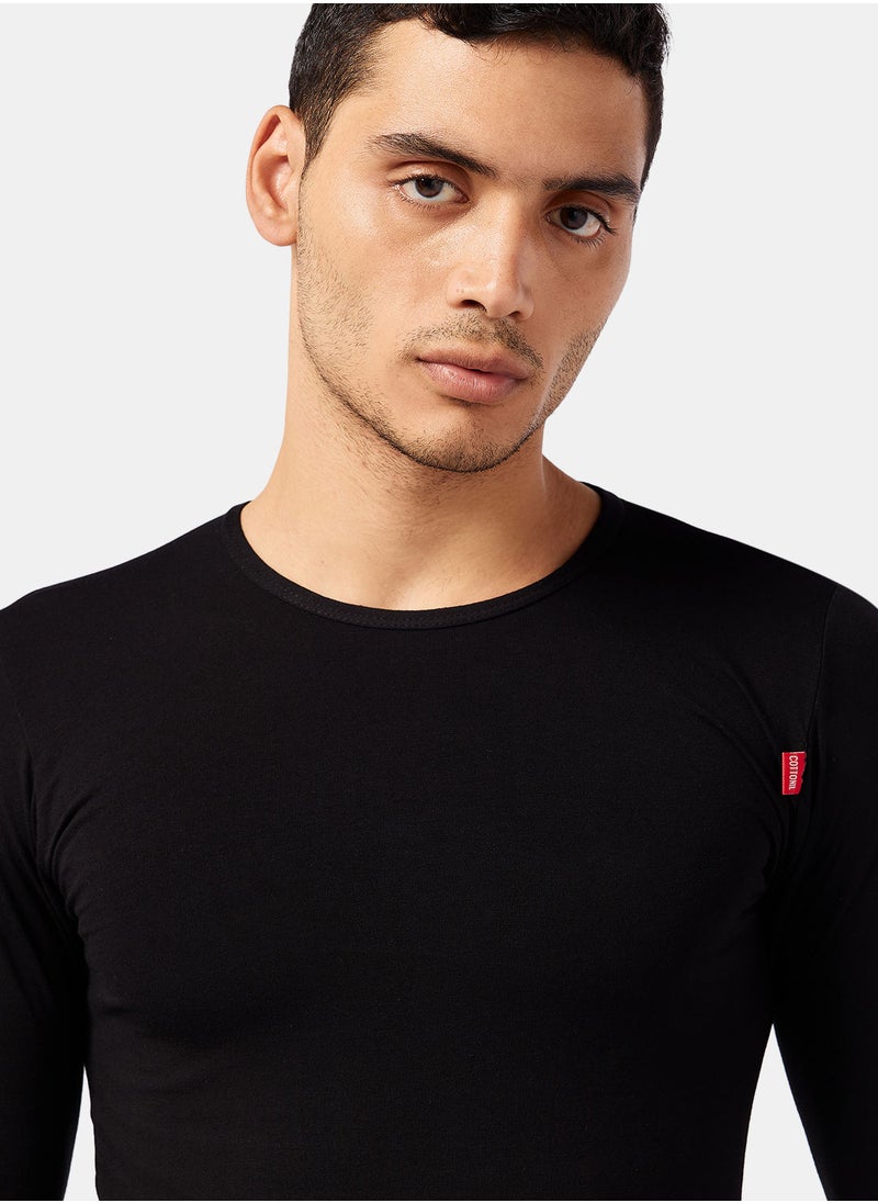 COTTONIL Basic Cotton Long Sleeve Undershirt  - Image 3