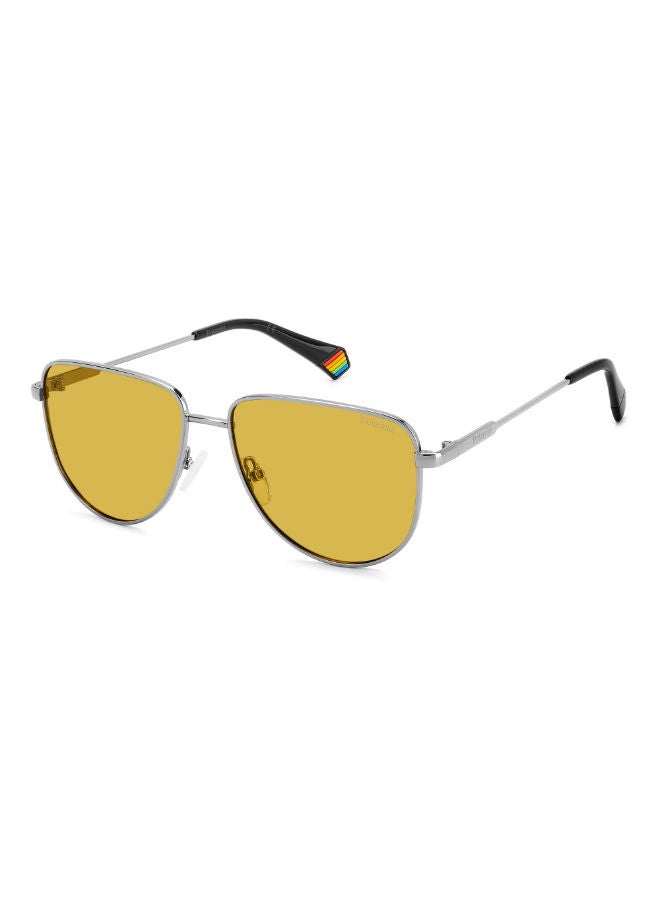 Polaroid Full Rim Aviator Sunglasses 6196/S/X,6LB/MU,56  - Image 1