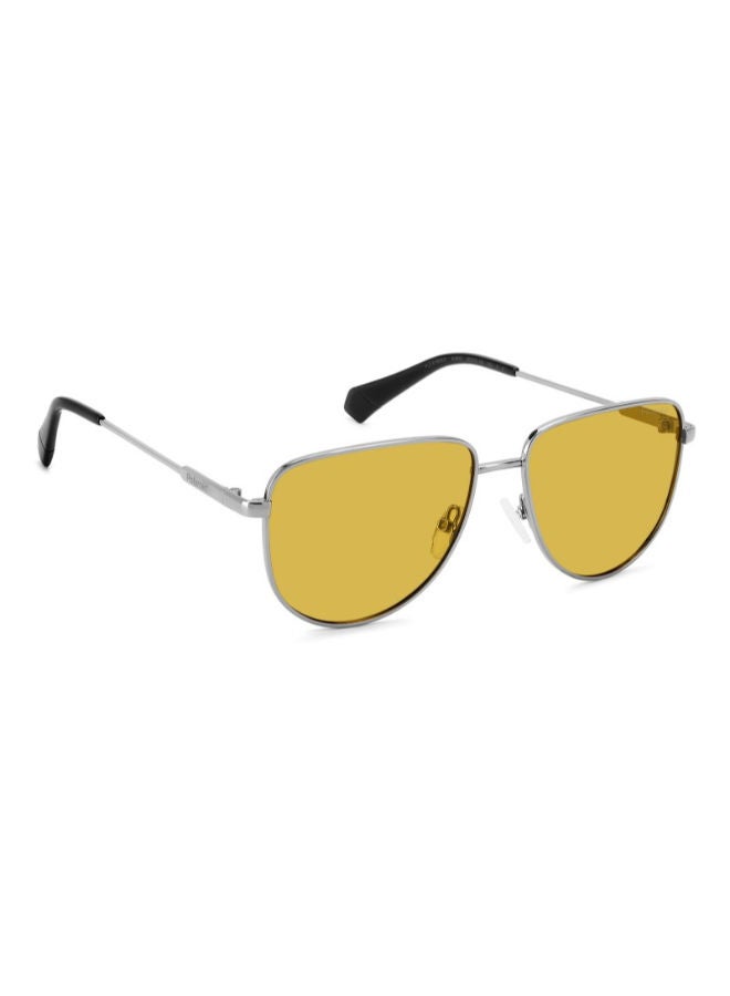 Polaroid Full Rim Aviator Sunglasses 6196/S/X,6LB/MU,56  - Image 3