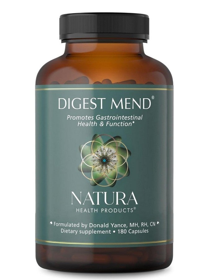 Natura Health Products Natura Health Products Digest Mend Supplement - Encourages Healthy gastric microboime* - Featuring Deglycyrrhizinated Licorice (DGL), Aloe Vera, Marshmallow, Mastic Gum, & Chamomile (180 Capsules) - Image 1