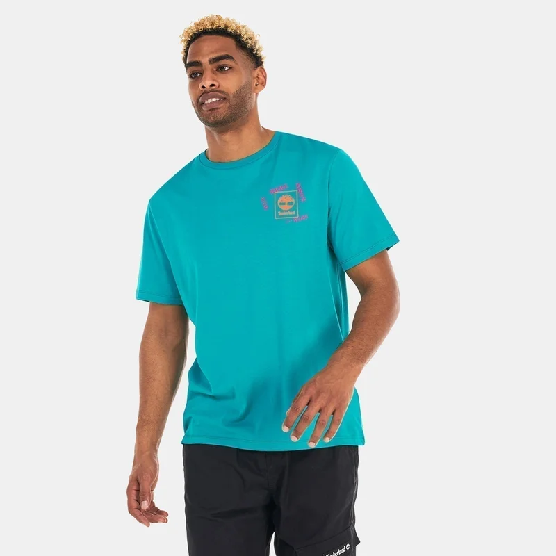 تمبرلاند تيشيرت هايكنج فينتيج جرافيك للرجال