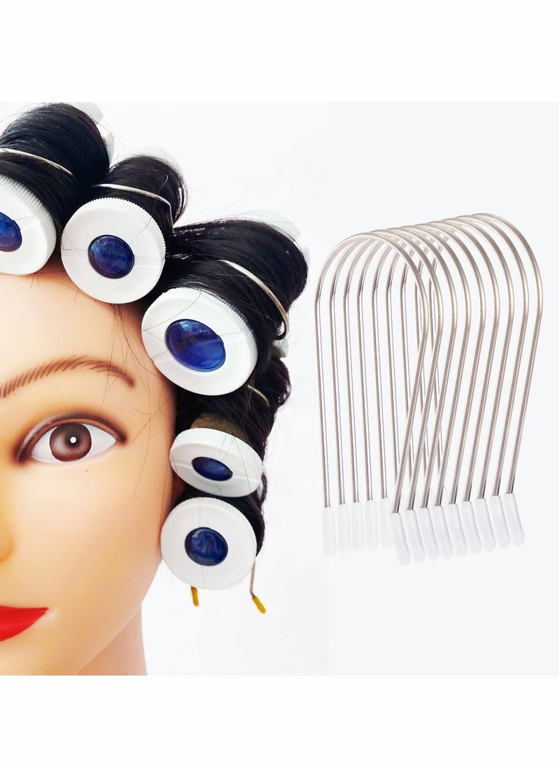 Excefore Large Hot Curler Clips Replacement Pins Hot Roller Strong Securing Clips, for 1 ½ inch Hot Roller Kit with Organizer Box(20 Pcs Medium, 1 ½ inch) - Image 2