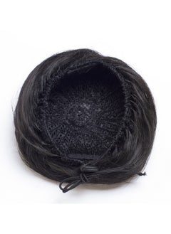 OneDor Synthetic Fiber Hair Extension Chignon Donut Bun Wig Hairpiece (8A - Light Chestnut Brown) 