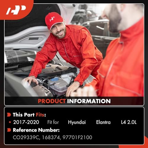 A-Premium Air Conditioner AC Compressor with Clutch Compatible with Hyundai Elantra 2.0L 2017-2020 - Image 2