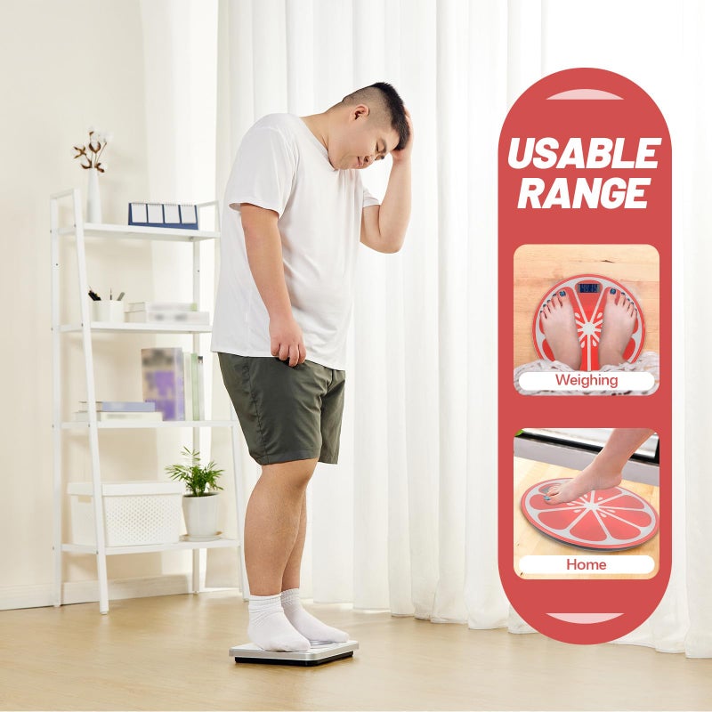 Digital Body Weight Scale Tempered Glass LCD Display Portable Precision Home Use - Image 5