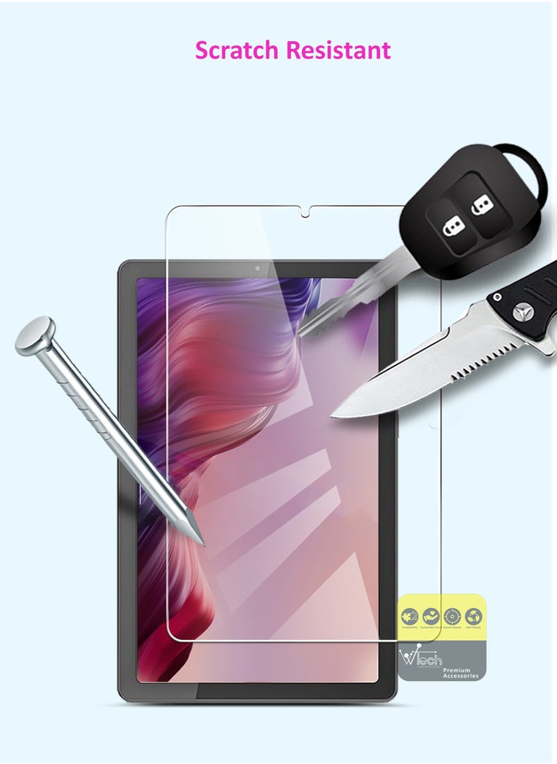 Wtech - Lenovo Tab M9 9 Inch 2022 9H HD Tempered Glass Pro Plus Series Screen Protector (TSG9CN) - Clear - Image 1