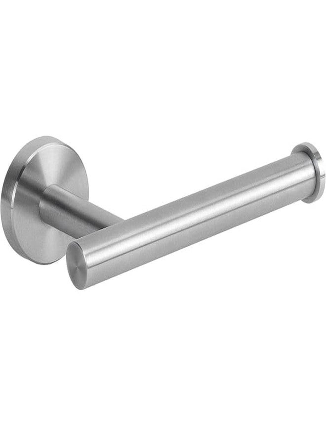 NISHWARE Bathroom Toilet Paper Holder, Premium SUS304 Stainless Steel Half Open Round Rustproof Wall Mounted Toilet Roll Holder for Bathroom, Kitchen and Washroom (Brushed Nickel, Pack of 1) - Image 1