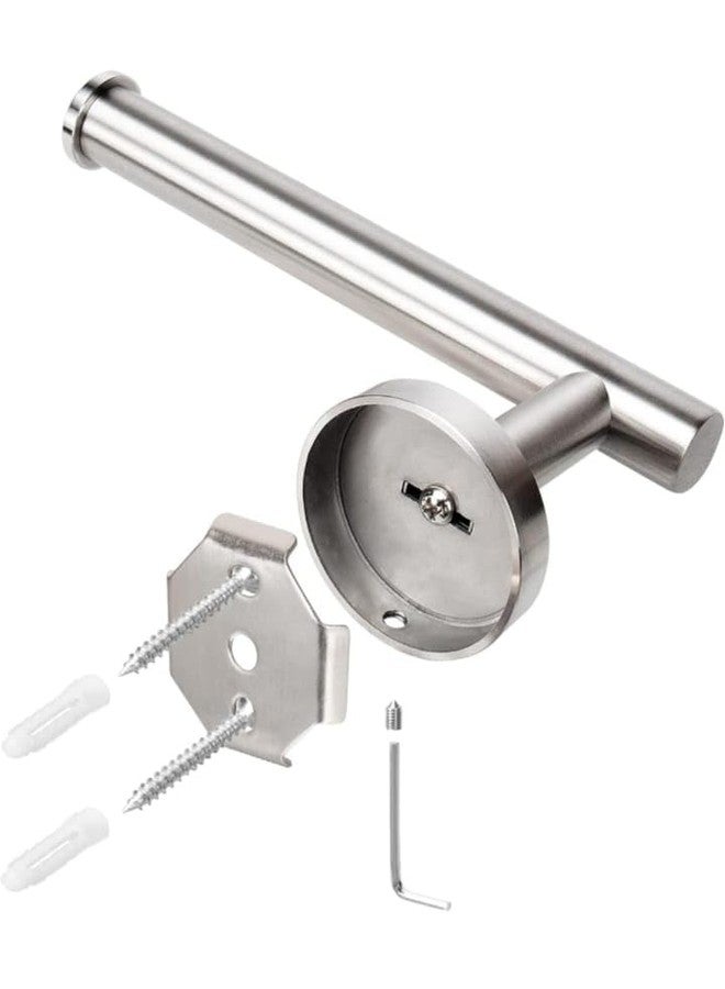 NISHWARE Bathroom Toilet Paper Holder, Premium SUS304 Stainless Steel Half Open Round Rustproof Wall Mounted Toilet Roll Holder for Bathroom, Kitchen and Washroom (Brushed Nickel, Pack of 1) - Image 5