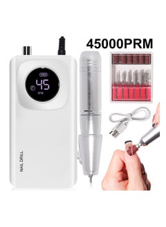 45000rpm Professional Nail Drill Machine, Portable Electric Nail File Rechargeable, Nail Drill for Manicure Tool - pzsku/ZF30C30A555BBD82A2B32Z/45/_/1734077893/1b2a1c03-1279-45d5-8293-d99ae8752600