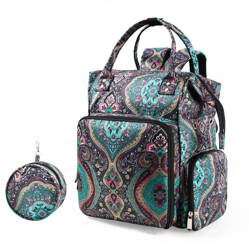 KOKNIT crochet bagknitting Backpack and Tote Bag Storage Bag Large capacity Yarn Storage Organizer Travel Crochet Bag Women Carrying Crochet Accessories Knitting Needles - Image 2