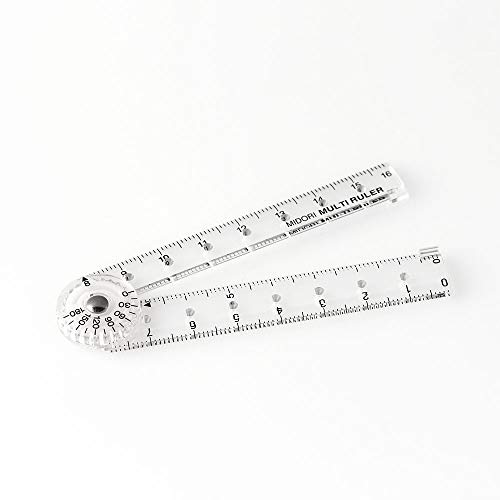 Midori DESIGNPHIL 42263006 Midori Multi Ruler, 6.3 inches (16 cm), Transparent - Image 3