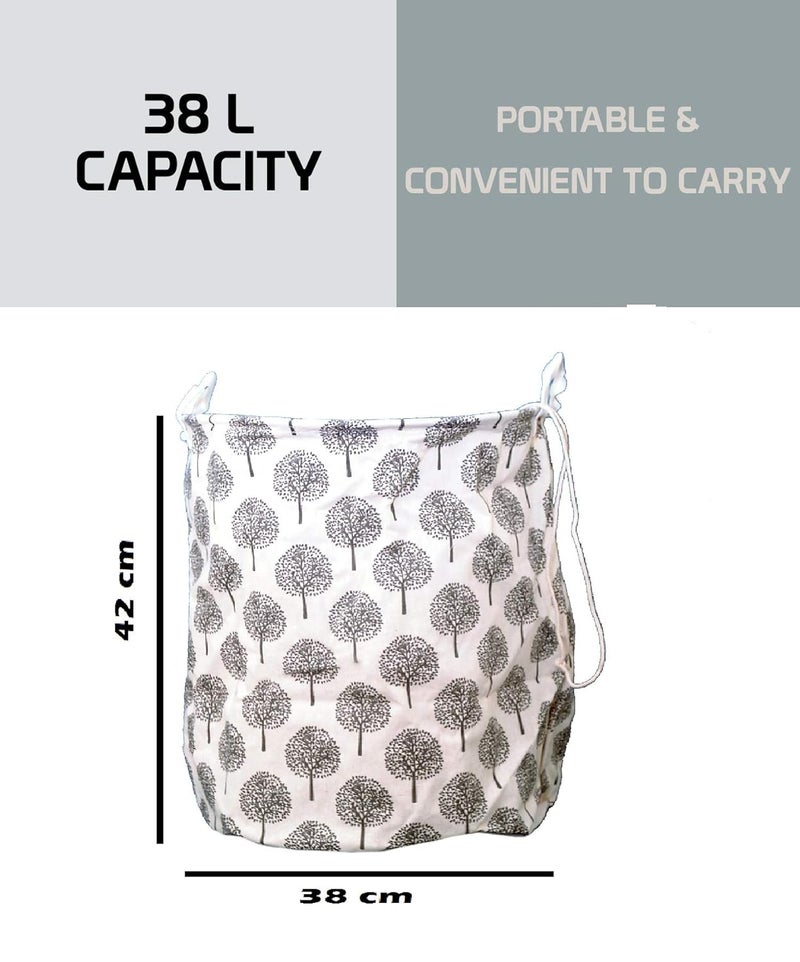 Blumfye Folding Laundry Bag for Clothes with Drawstring Closure 38LTR - Image 4
