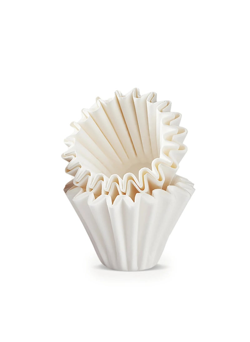 zeroHero ZeroHero Basket Paper coffee Filter- White 185mm  - Image 1