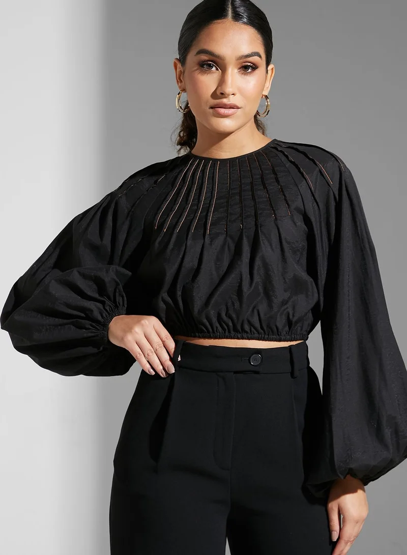 Cmeo collective Balloon Sleeve Top