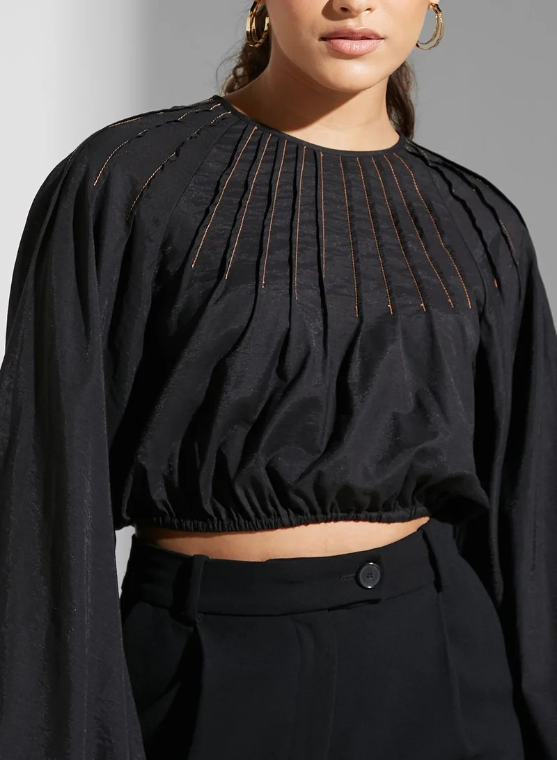 Cmeo collective Balloon Sleeve Top