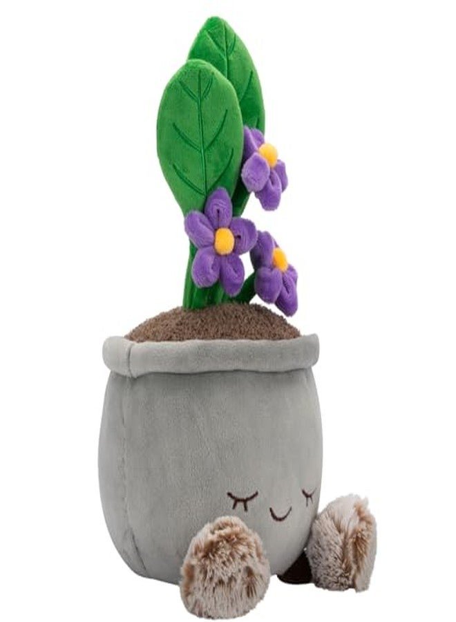 Russ Greenhouse 12-Inch African Violet Plant Plush - Ultrasoft Official Jazwares Plush - Ages 3+ - Image 3