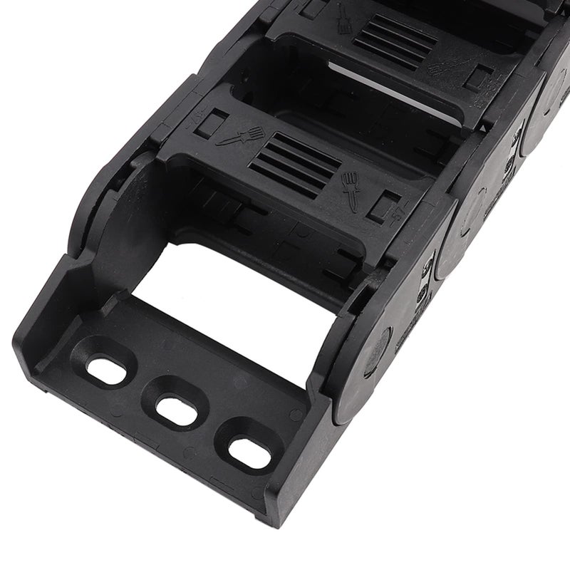 Black Nylon Cable Drag Chain 100cm 25 X 57mm Open Both Side For CNC Machine 3D Printer - Image 5