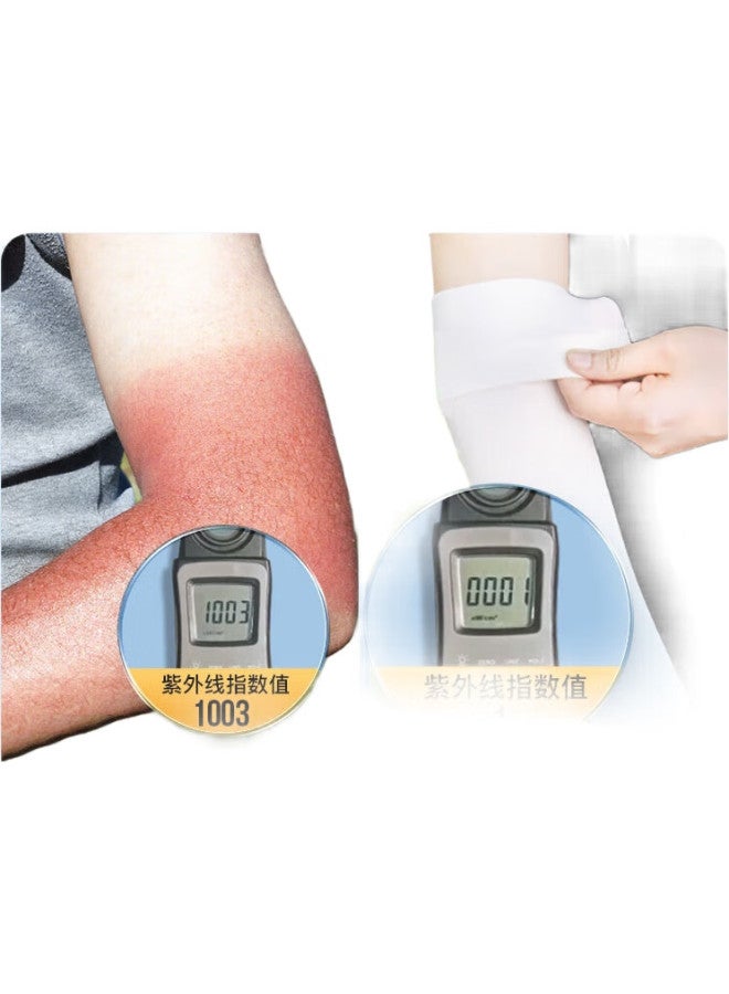Ousen Ice Silk Arm Sleeves, Sun Protection, Uv Protection, For Men And Women, Summer Driving, Thin, Sports, Cycling, Gradient Arm Sleeves - Image 3