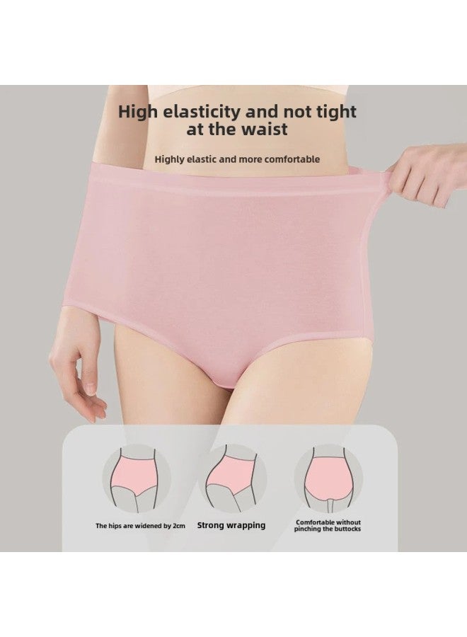 Disposable Underwear Maternal Medical Sterile High Waist Caesarean Section Wash-Free Menstrual Travel Travel Supplies Daily Throw-Colour: High-waisted Tummy Control + 100% Cotton, No Hip Pinching-Size:5XL  - Image 3
