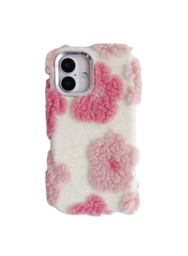 اس-توب جراب لهاتف iPhone 16 جراب هاتف من مادة TPU المخملية الجاكار - Image 1