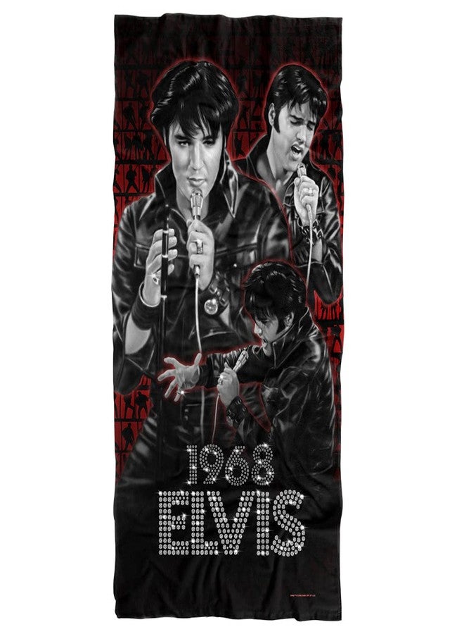 Trevco Elvis Presely Comback Performance Officially Licensed Beach Towel 30" X 60" - Image 1