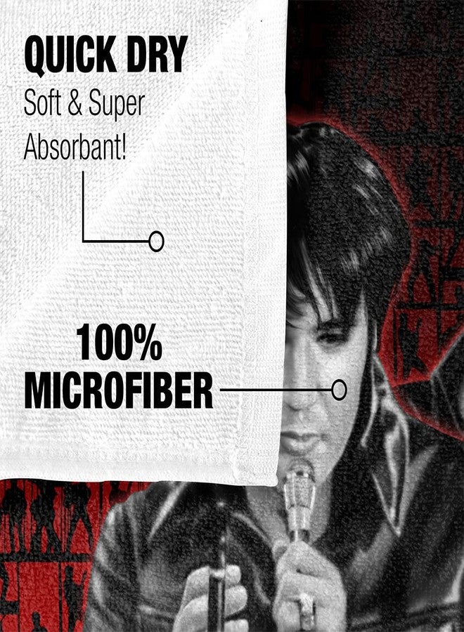 Trevco Elvis Presely Comback Performance Officially Licensed Beach Towel 30" X 60" - Image 4