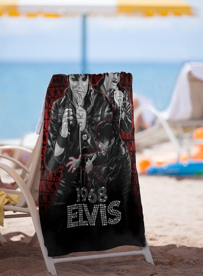 Trevco Elvis Presely Comback Performance Officially Licensed Beach Towel 30" X 60" - Image 2