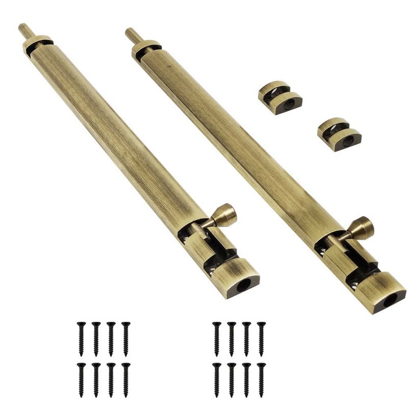 Hyderon 18 Premium Xylo Tower BoltDoor LatchkundichitakniCitkini Antique Finish Pack of 2 Pieces 18_Antique - Image 1