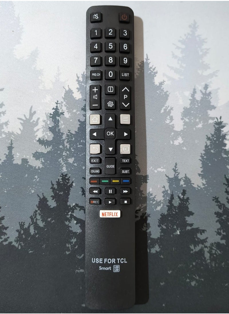 جهاز تحكم عن بعد بديل لتلفزيون Tcl الذكي Lcd مع زر مفتاح Netflix الذكي  - Image 1