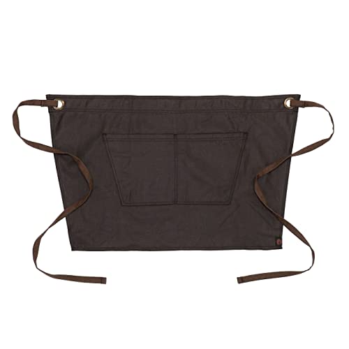 Chef Works Unisex Boulder Half Bistro Apron, Brown Black, One Size - Image 5
