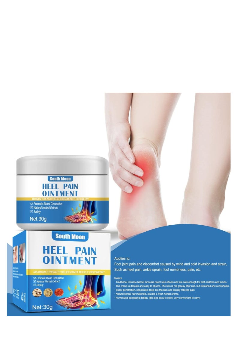 ساوث مون كريم تسكين آلام التهاب اللفافة الأخمصية من HeelAid، كريم لتخفيف آلام الكعب بالفرشاة، لتخفيف التهاب اللفافة الأخمصية، وآلام المفاصل C - Image 2