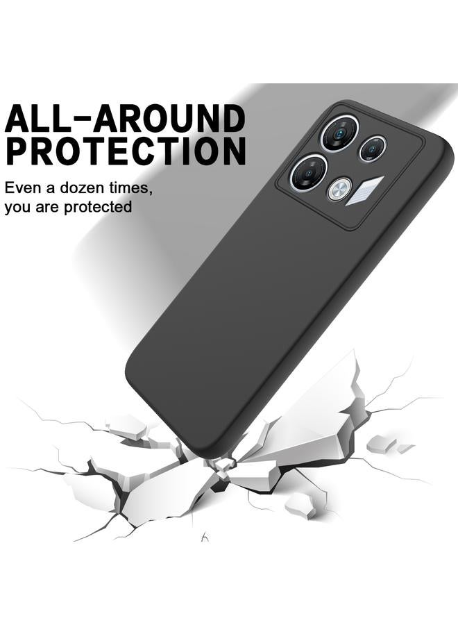 S-TOP Case For Infinix GT 10 Pro Solid Color Liquid Silicone Dropproof Full Coverage Phone Case - Image 3