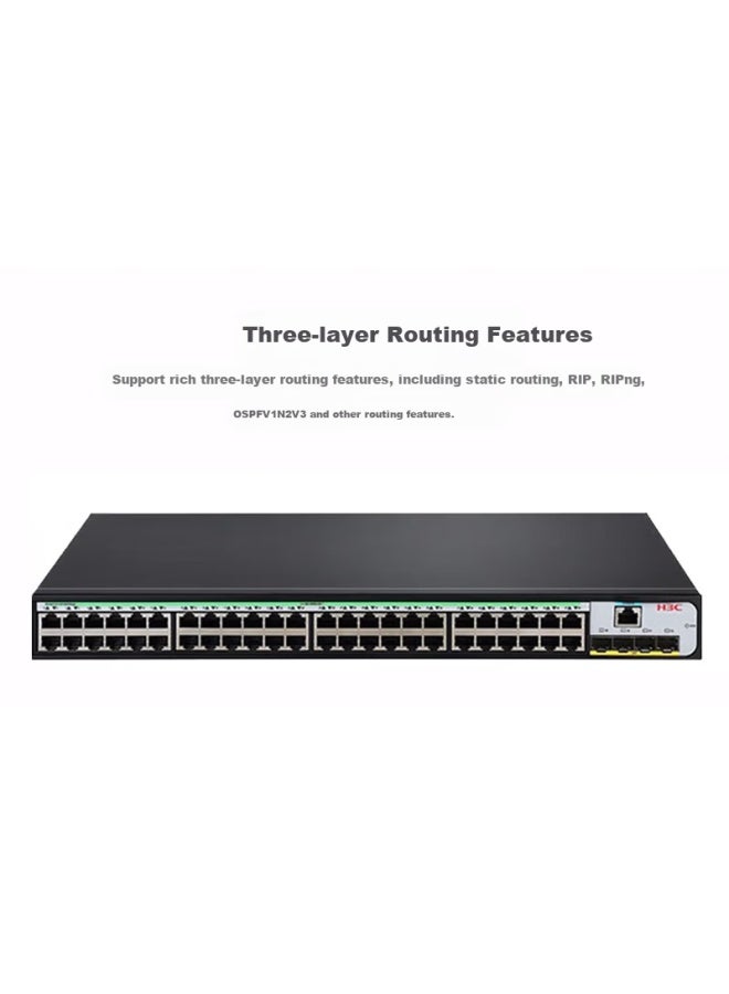 H3c S5048x-ei 48-port Gigabit Ethernet + 4-port 10 Gigabit Fiber Layer 2 Managed Enterprise Network Switch With 10 Gigabit Uplink/vlan Division - Image 3