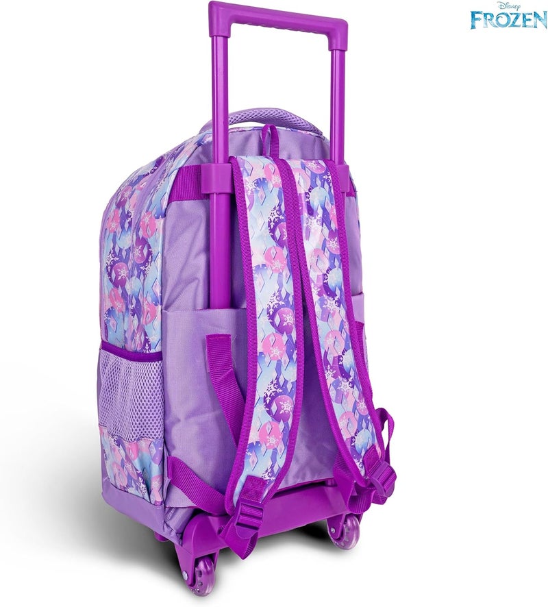 ترو كير حقيبة ظهر ديزني فروزن للأطفال مقاس 18 بوصة - حقيبة ظهر مريحة وخفيفة الوزن ومتينة للطلاب من سن 6 سنوات فما فوق - مثالية للسفر والمدرسة، للبنات - Image 2